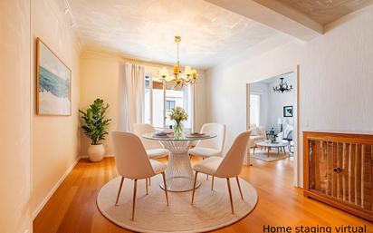 Dining room of Flat for sale in  Madrid Capital  with Heating and Storage room