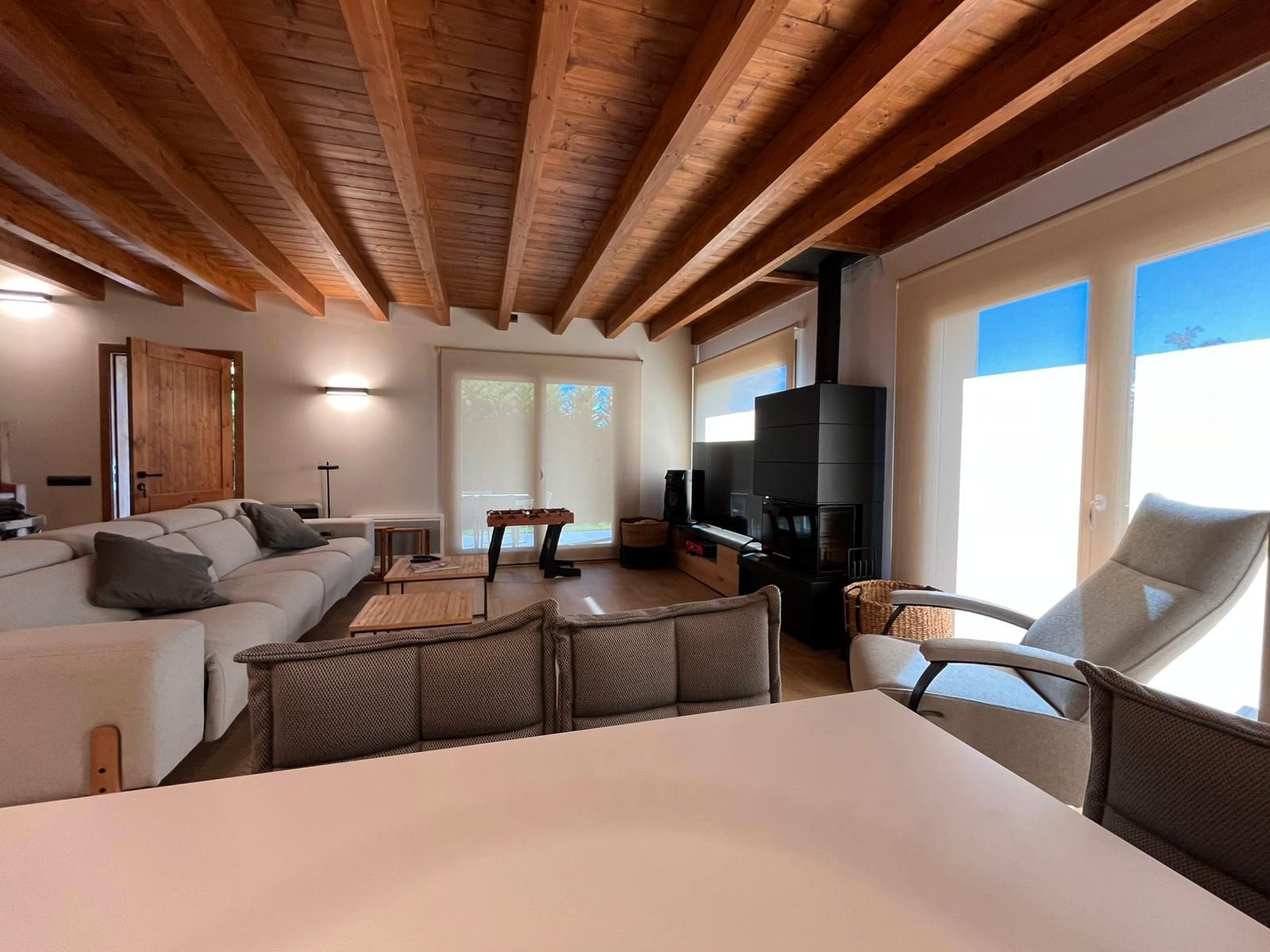 Sala de estar de Casa o chalet en venta en Porté - Puymorens con Calefacción, Jardín privado y Amueblado