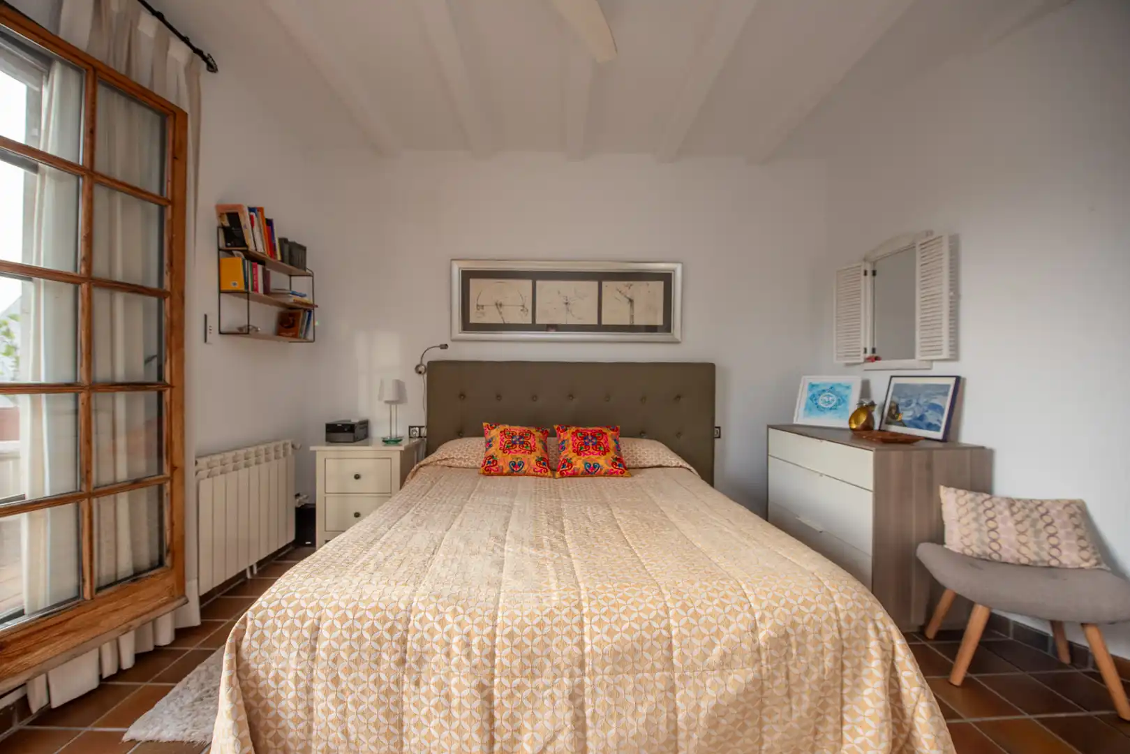 Habitación de Casa adosada de alquiler en Castell d'Aro, Platja d'Aro i s'Agaró con Calefacción, Jardín privado y Amueblado