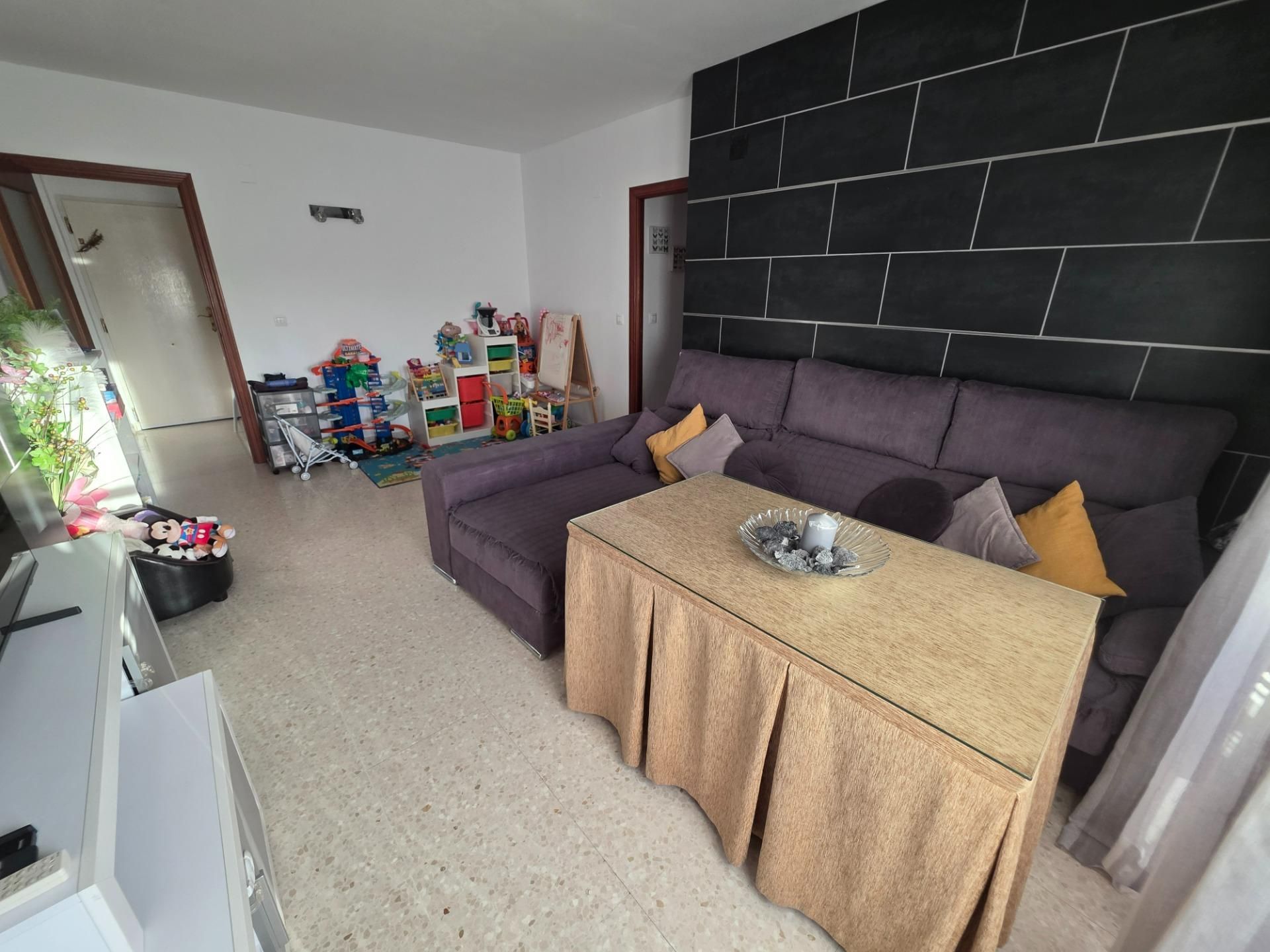 Living room of Flat for sale in Gibraleón  with Balcony