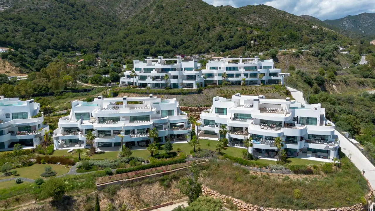 Vista exterior de Apartamento en venta en Ojén con Aire acondicionado, Calefacción y Jardín privado