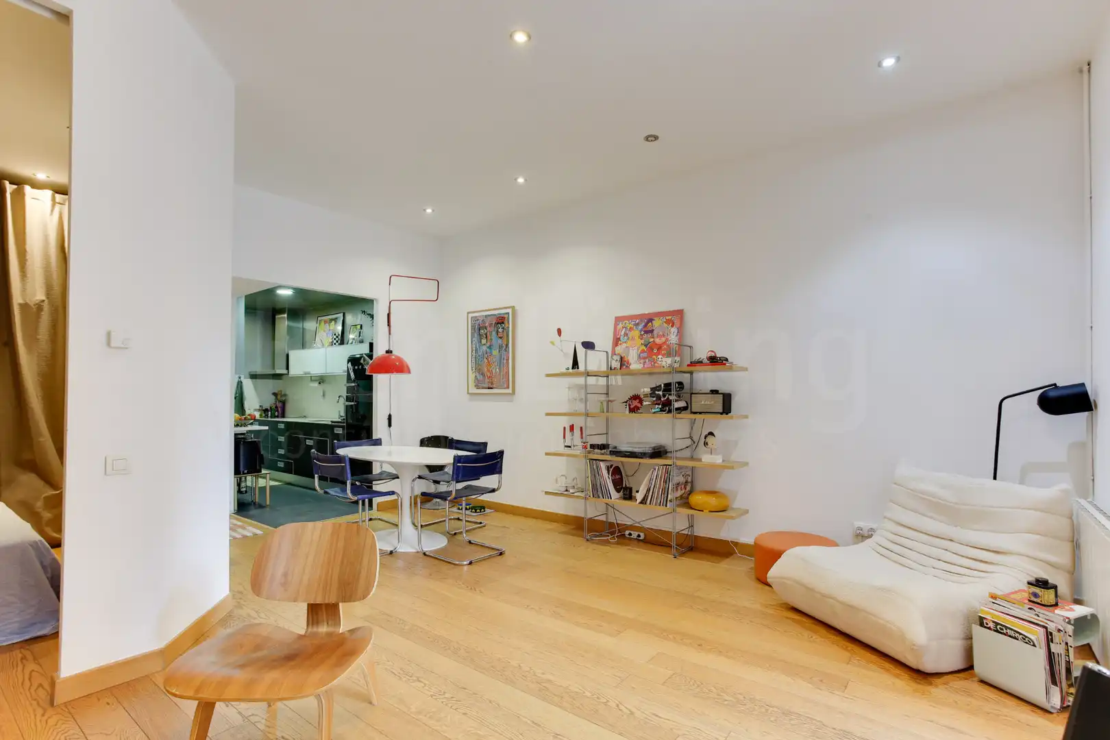 Sala d'estar de Pis en venda en Barcelona amb Aire condicionat, Calefacció i Parquet