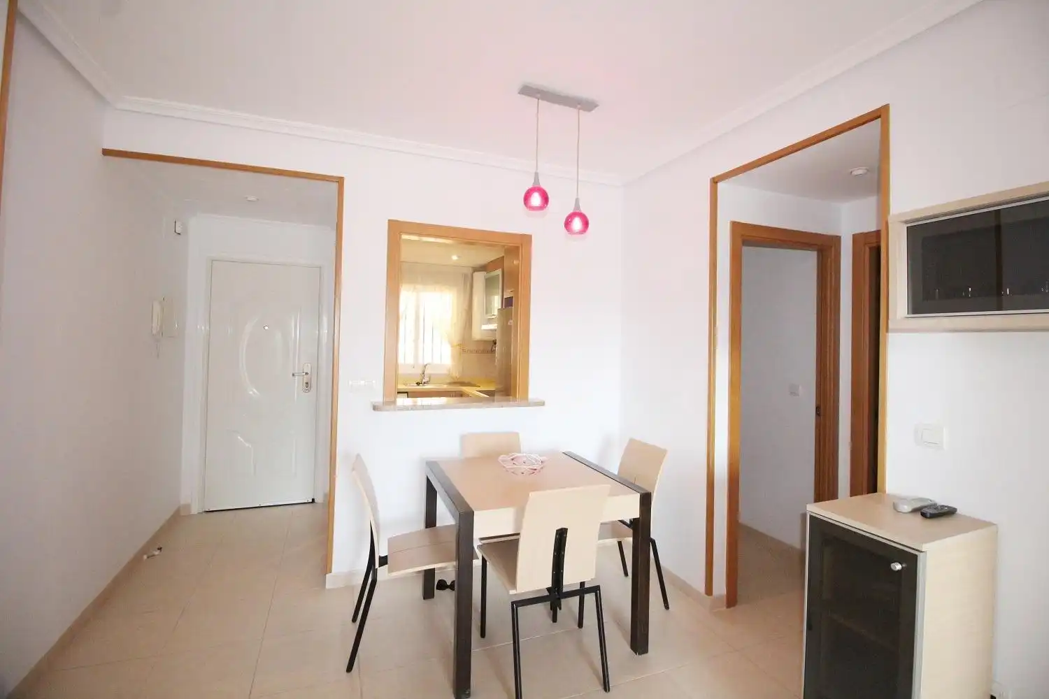 Comedor de Apartamento en venta en Oropesa del Mar / Orpesa con Aire acondicionado, Jardín privado y Terraza