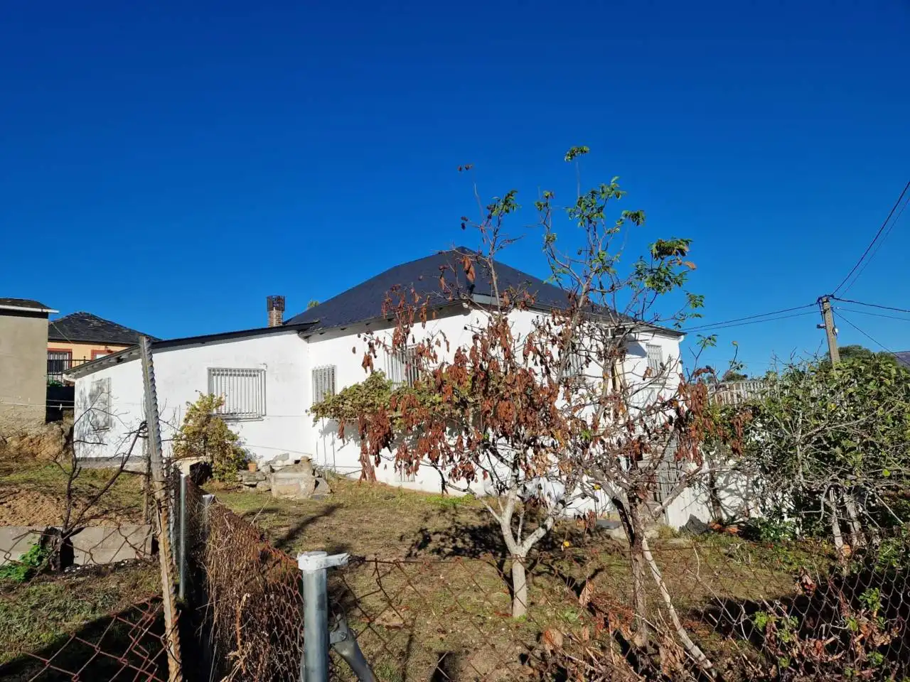 Vista exterior de Casa o chalet en venta en Larouco con Jardín privado