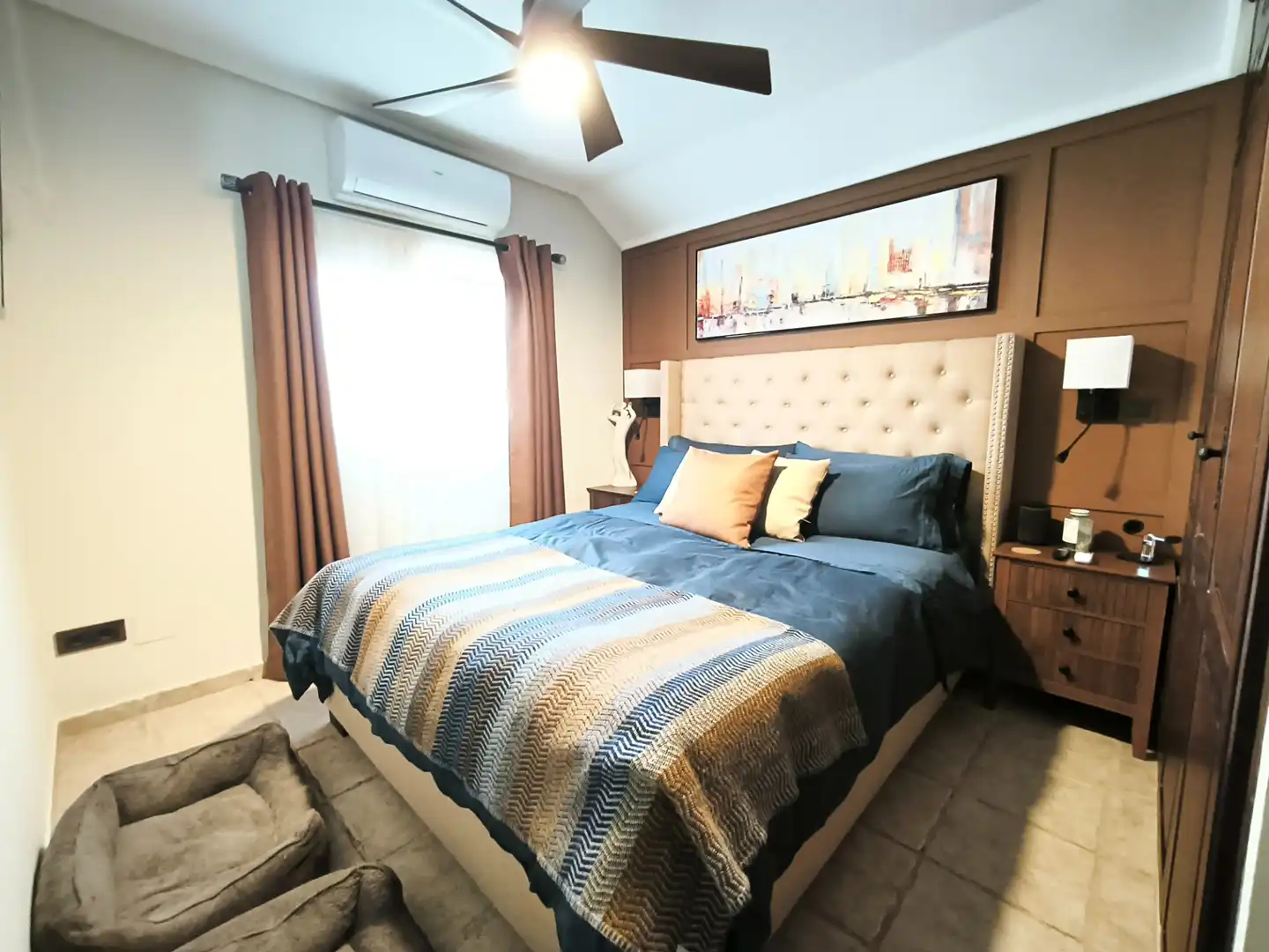 Schlafzimmer von Haus oder Chalet zum Verkauf in San Roque mit Klimaanlage, Terrasse und Schwimmbad