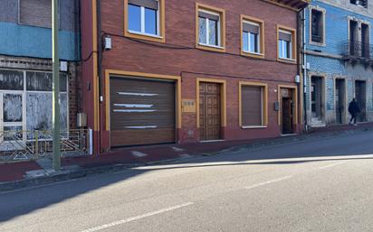 Exterior view of Single-family semi-detached for sale in Langreo  with Heating, Terrace and Storage room