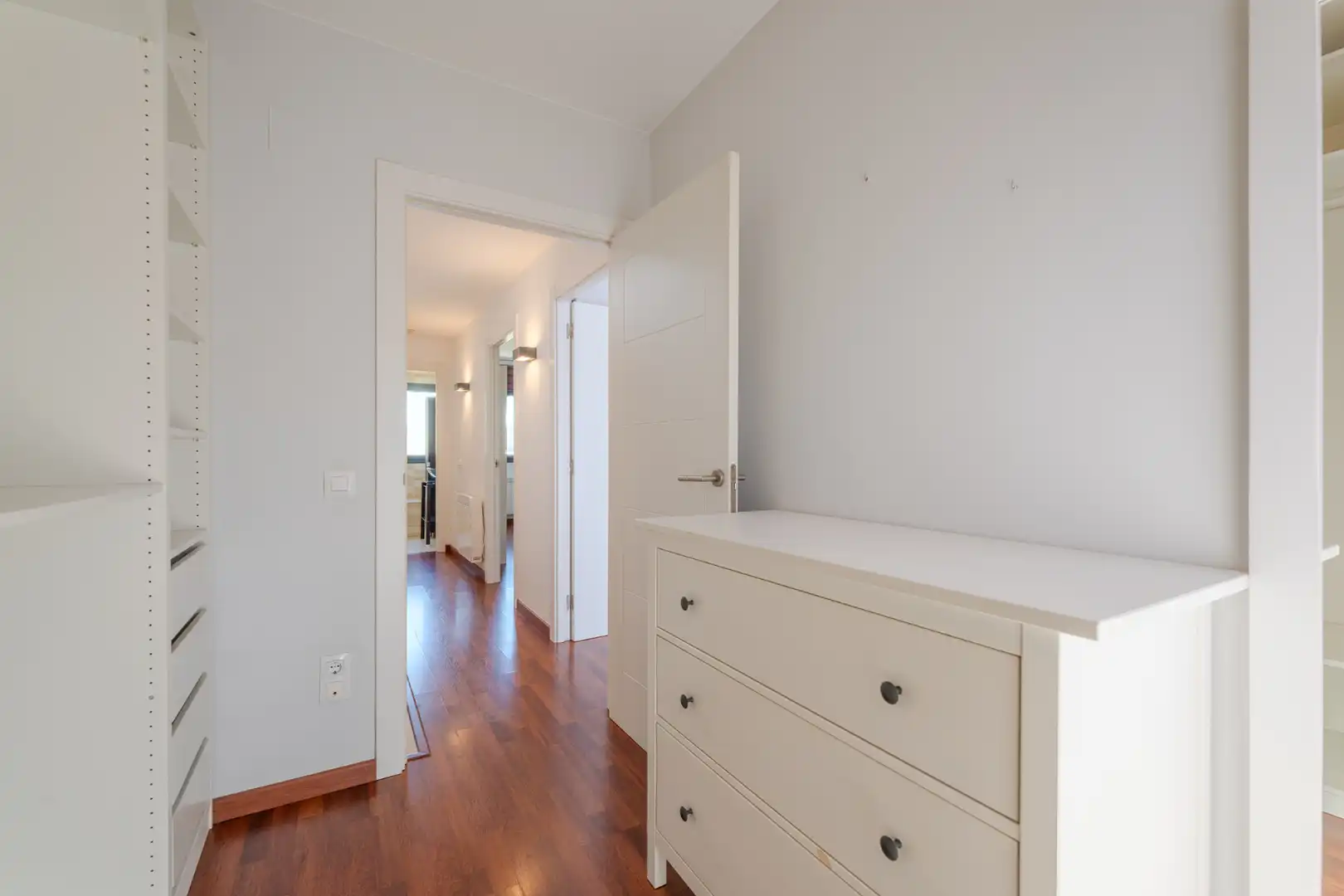 Schlafzimmer von Einfamilien-Reihenhaus zum Verkauf in Vidreres mit Heizung, Möbliert und Ofen