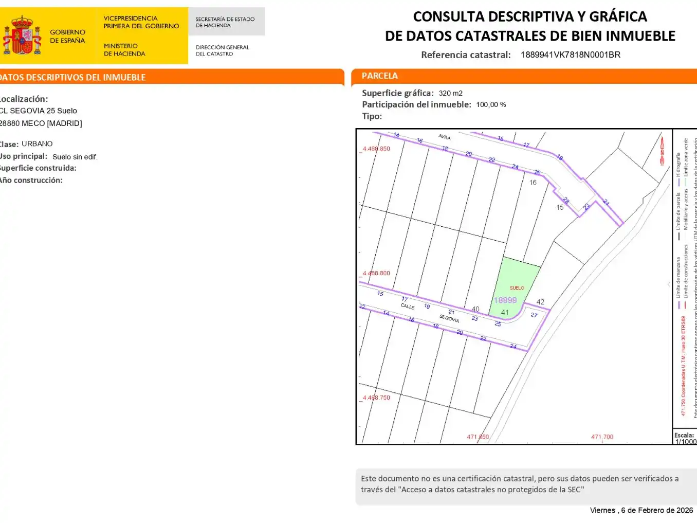 Residencial en venta en Meco