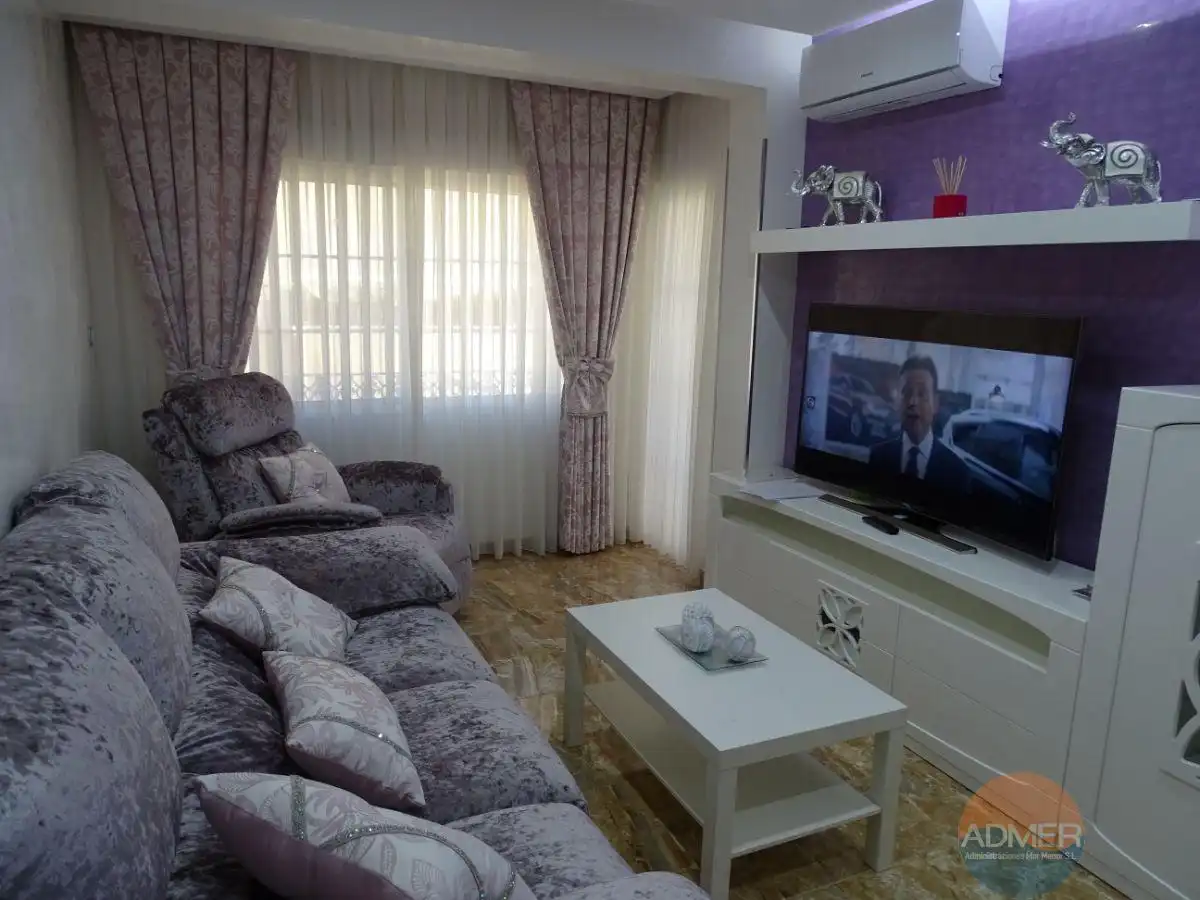 Sala de estar de Piso en venta en San Javier con Aire acondicionado, Terraza y Trastero
