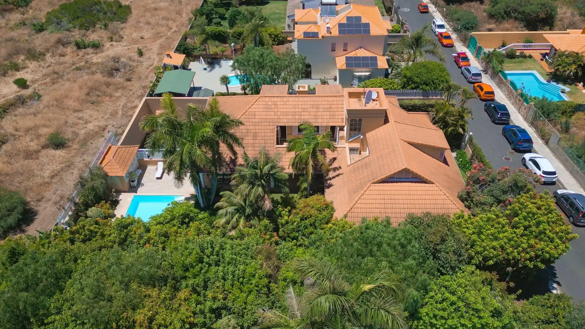 Vista exterior de Casa o chalet en venta en Santa Úrsula con Aire acondicionado, Calefacción y Jardín privado