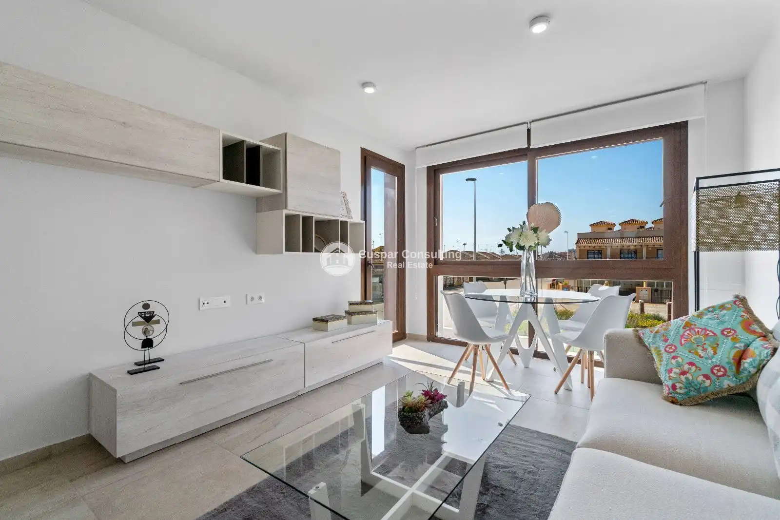 Sala d'estar de Àtic en venda en San Pedro del Pinatar amb Calefacció, Terrassa i Piscina