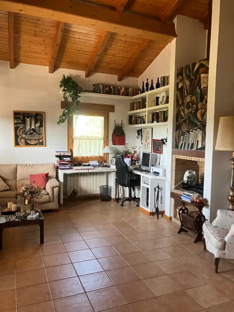 Sala d'estar de Casa o xalet en venda en Borredà amb Piscina i Balcó
