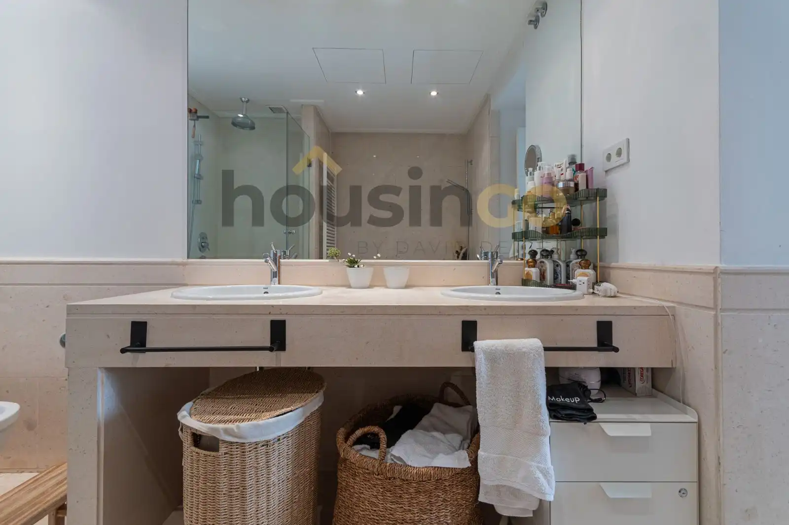Badezimmer von Wohnung zur Miete in Madrid mit Klimaanlage, Heizung und Parkett