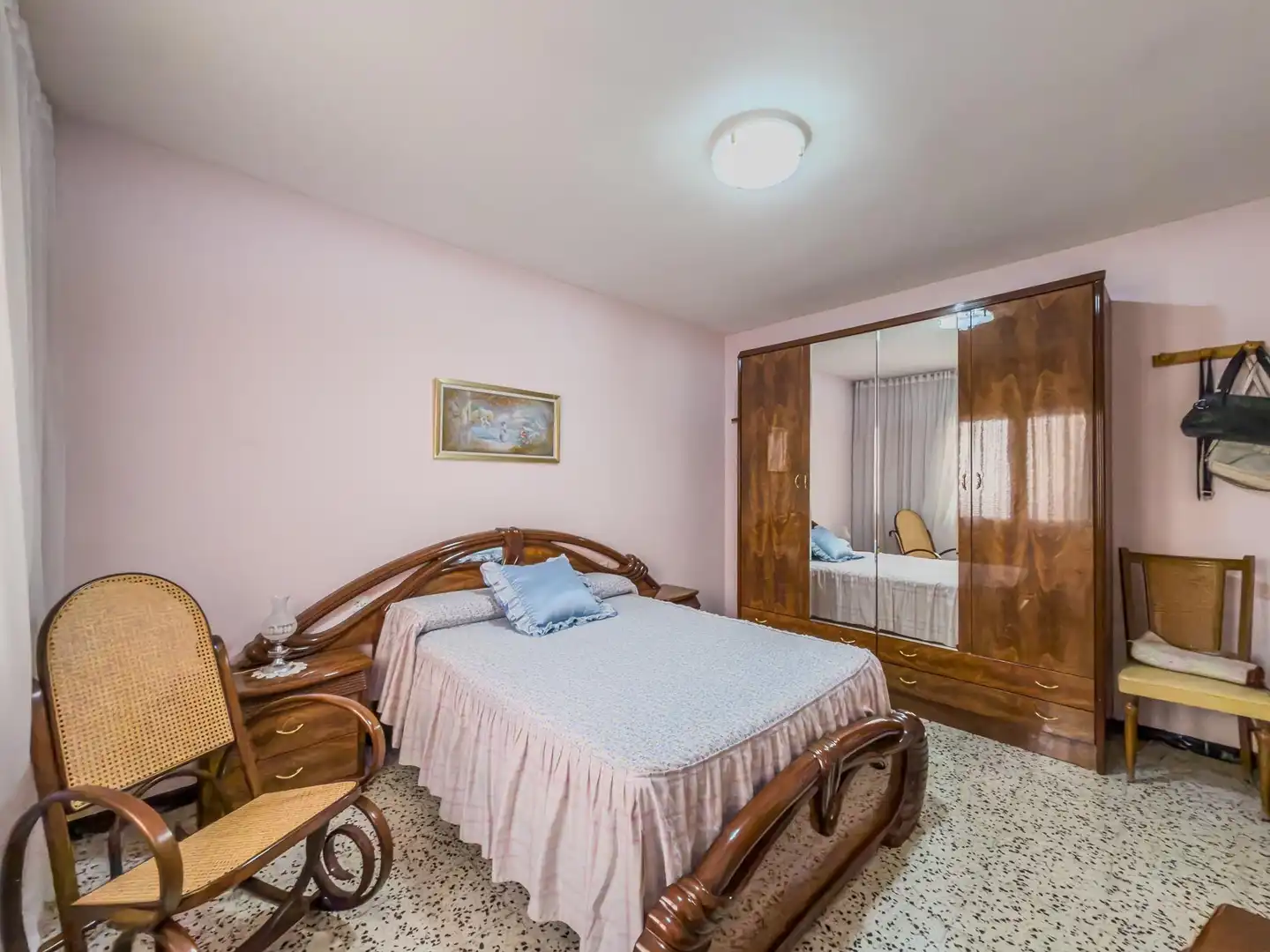 Schlafzimmer von Wohnung zum Verkauf in Terrassa mit Heizung