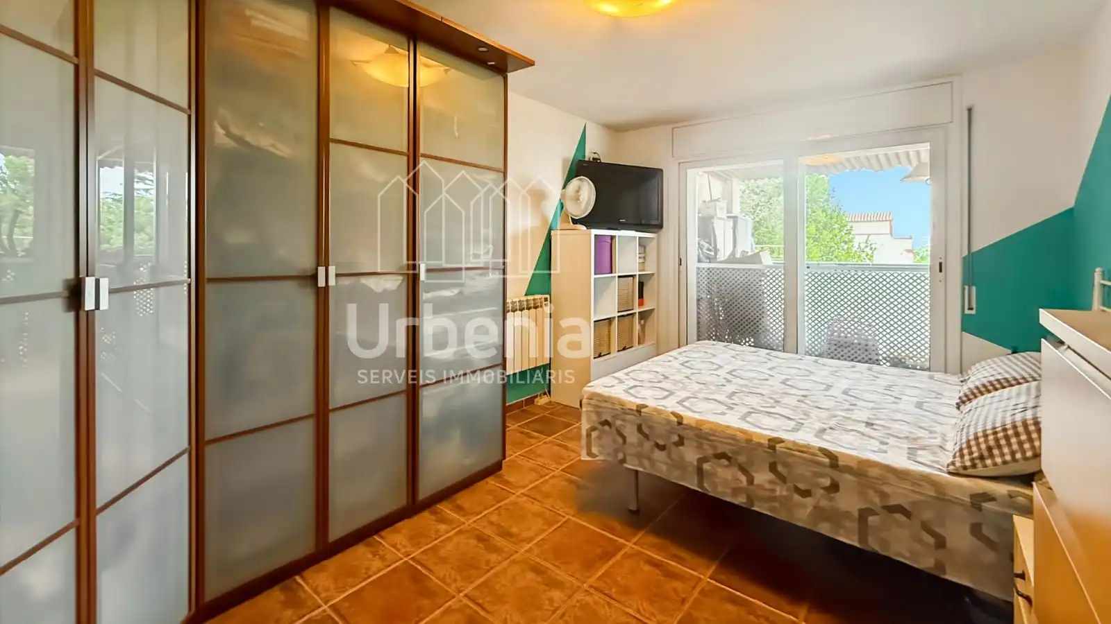 Bedroom of Flat for sale in Tordera  with Heating, Terrace and Furnished