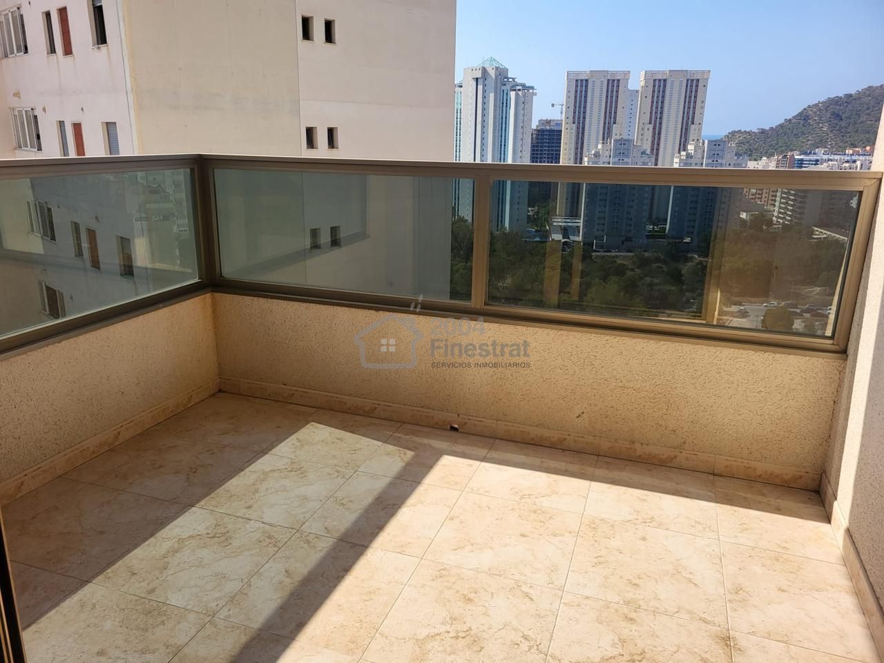 Terrace of Flat for sale in Villajoyosa / La Vila Joiosa  with Air Conditioner, Terrace and Community pool