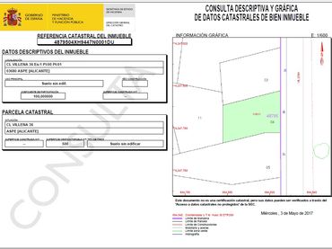 Terreno industrial en venta en Calle Villena 36