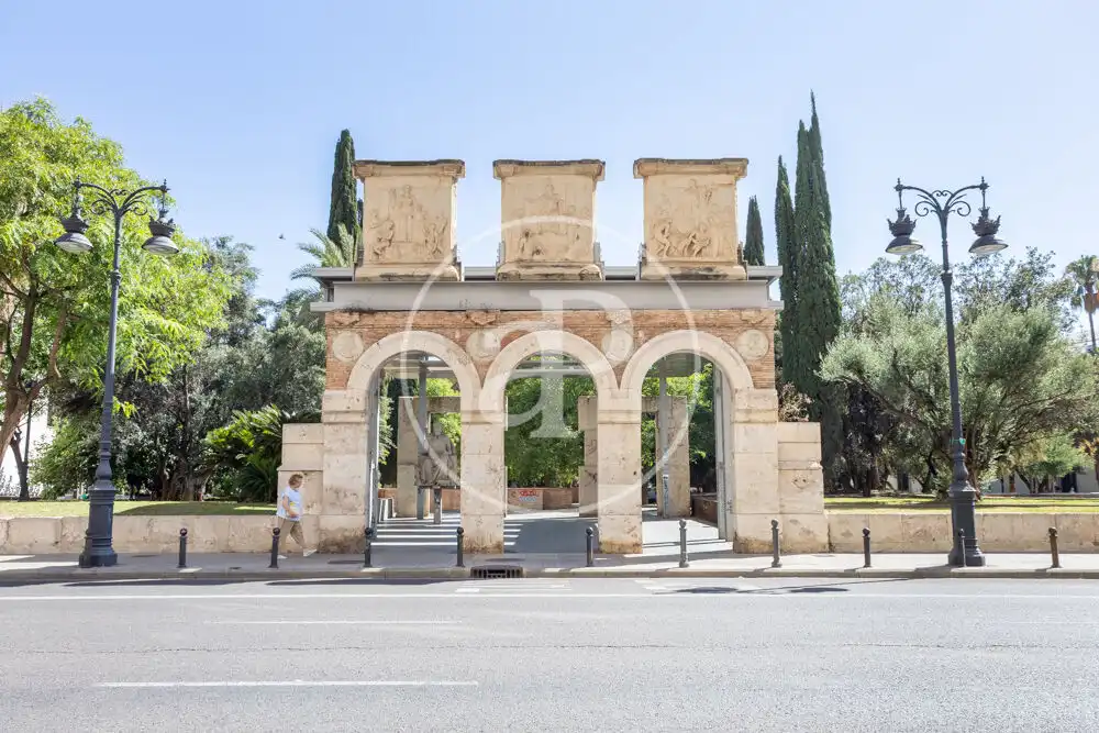 Außenansicht von Wohnung zur Miete in Valencia mit Klimaanlage und Heizung
