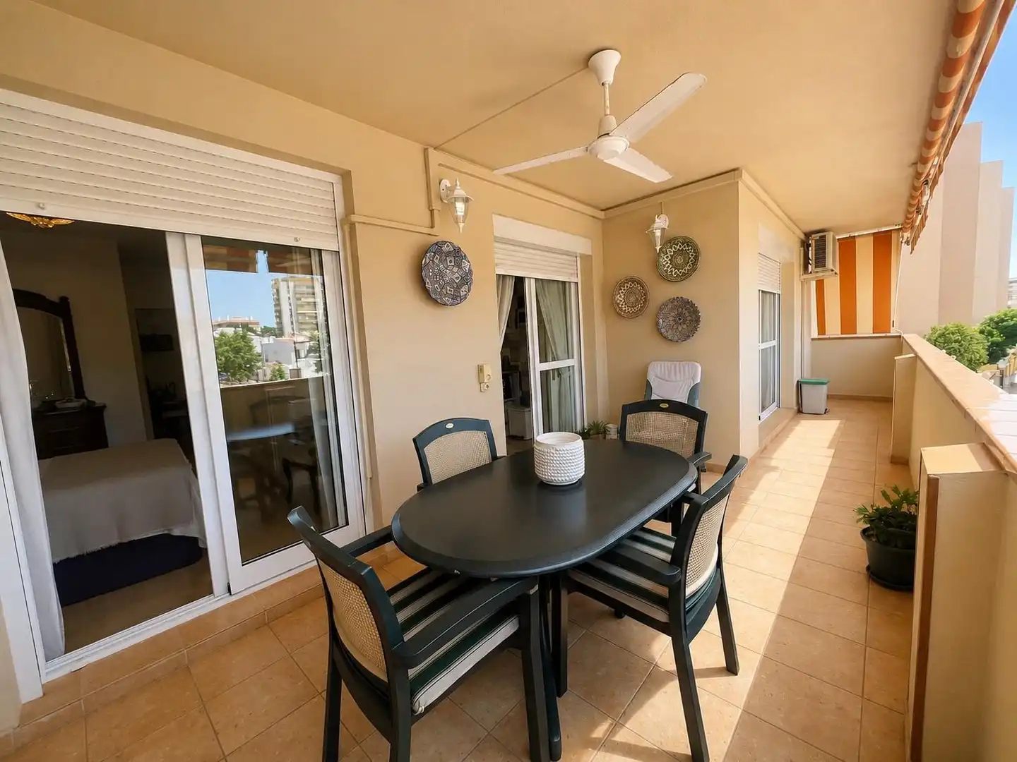 Terraza de Piso en venta en Fuengirola con Aire acondicionado, Jardín privado y Terraza
