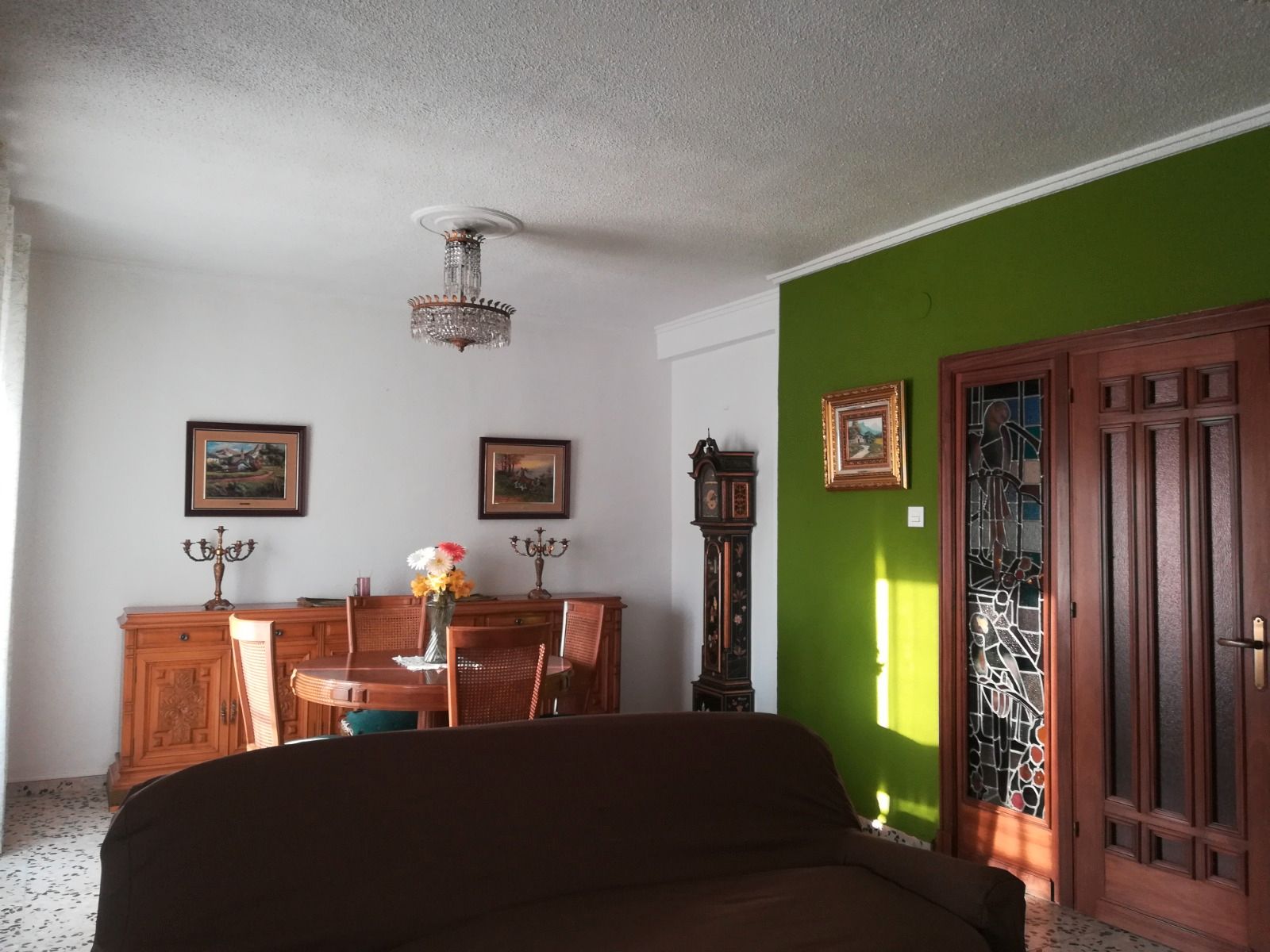 Comedor de Piso de alquiler en  Zaragoza Capital con Calefacción, Amueblado y Horno