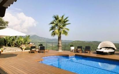 Piscina de Casa adosada en venda en Sant Feliu de Codines amb Calefacció i Jardí privat