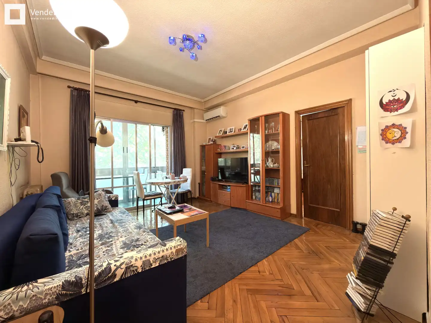 Sala de estar de Piso en venta en Madrid con Aire acondicionado, Calefacción y Parquet