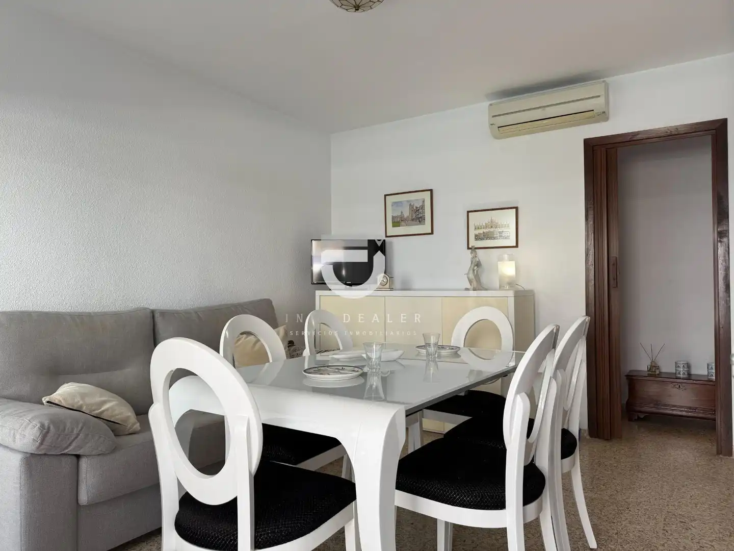 Menjador de Apartament en venda en Piles amb Aire condicionat, Jardí privat i Terrassa