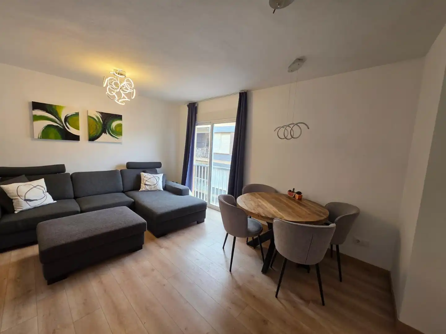 Sala de estar de Apartamento de alquiler en Águilas con Aire acondicionado, Terraza y Amueblado