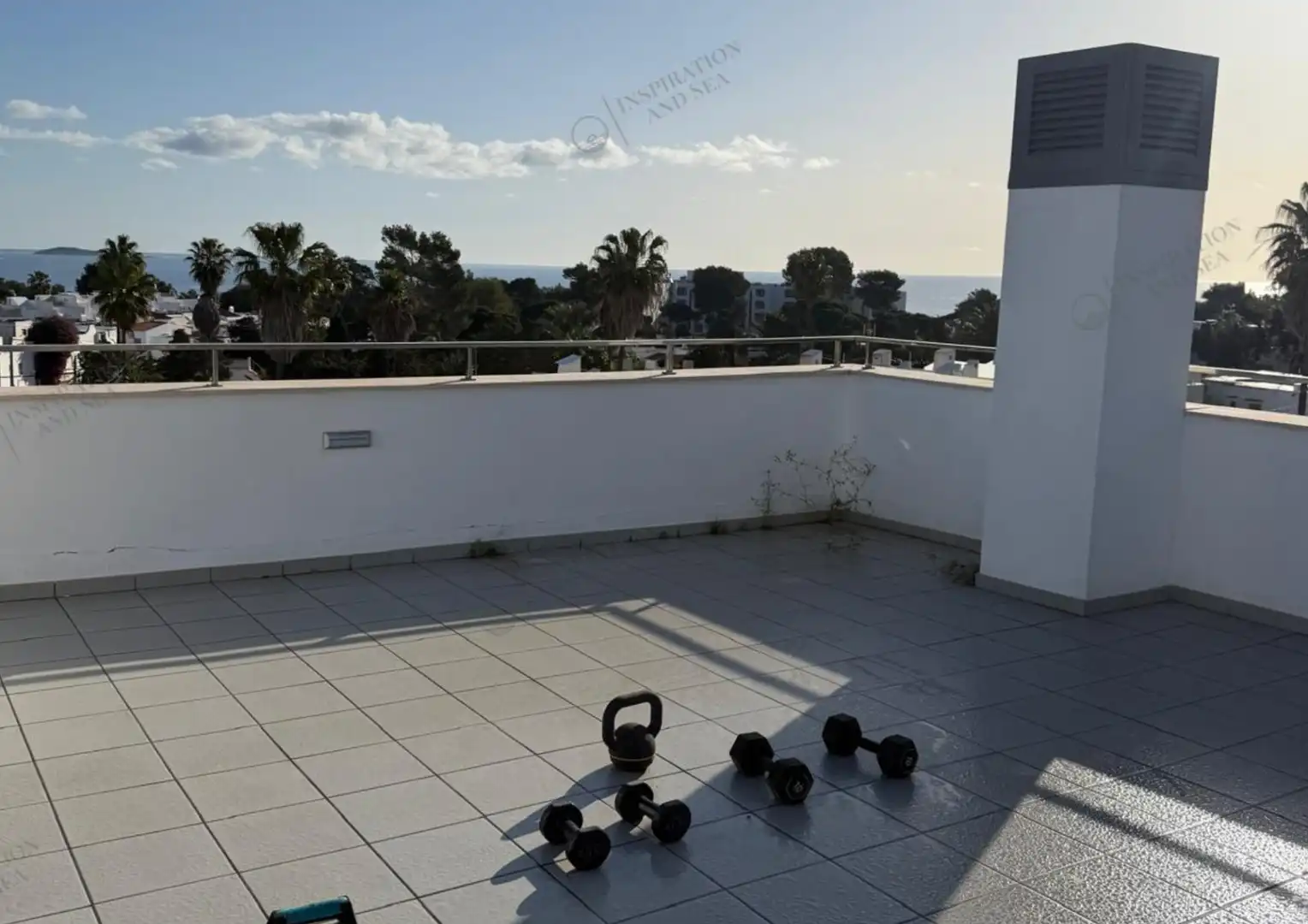Terrassa de Àtic de lloguer en Santa Eulària des Riu amb Aire condicionat, Calefacció i Terrassa