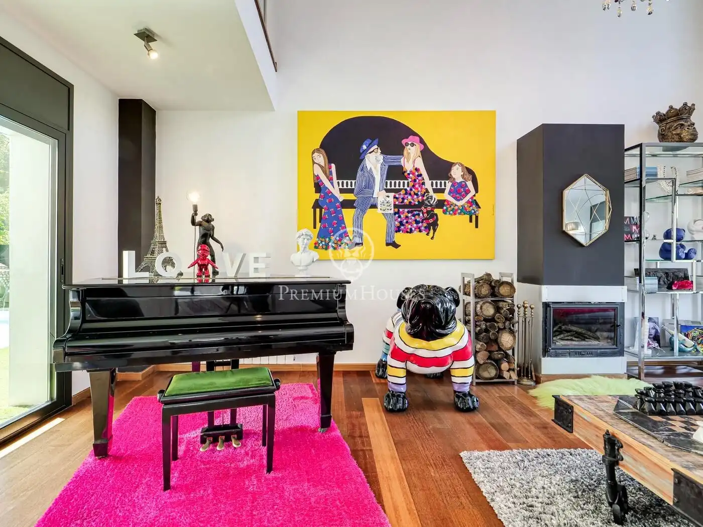 Sala de estar de Casa o chalet en venta en Barcelona con Aire acondicionado, Jardín privado y Terraza