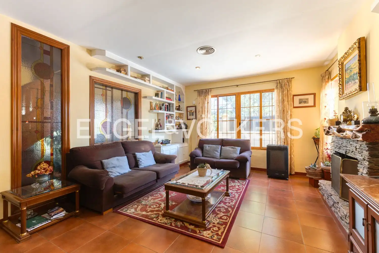 Sala de estar de Casa o chalet en venta en Paterna con Aire acondicionado, Calefacción y Jardín privado