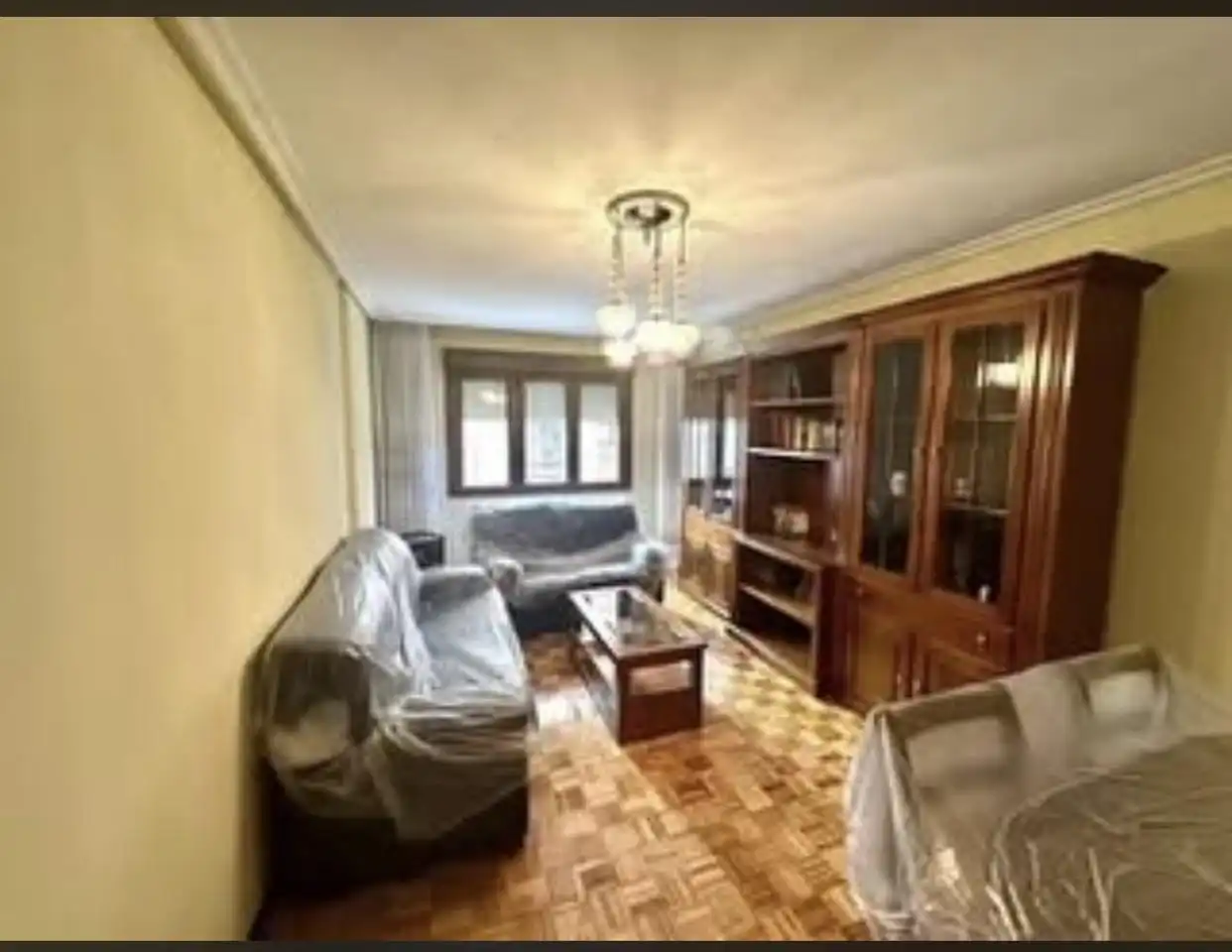 Living room of Flat for rent in Gijón   with Heating and Furnished