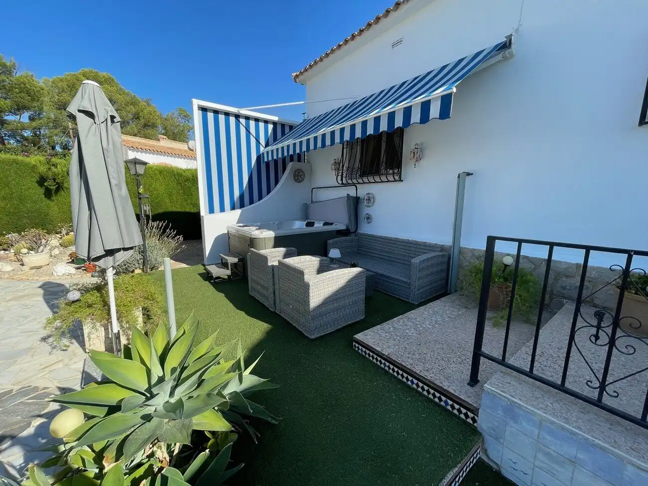 Terraza de Casa o chalet en venta en L'Alfàs del Pi con Calefacción, Jardín privado y Terraza
