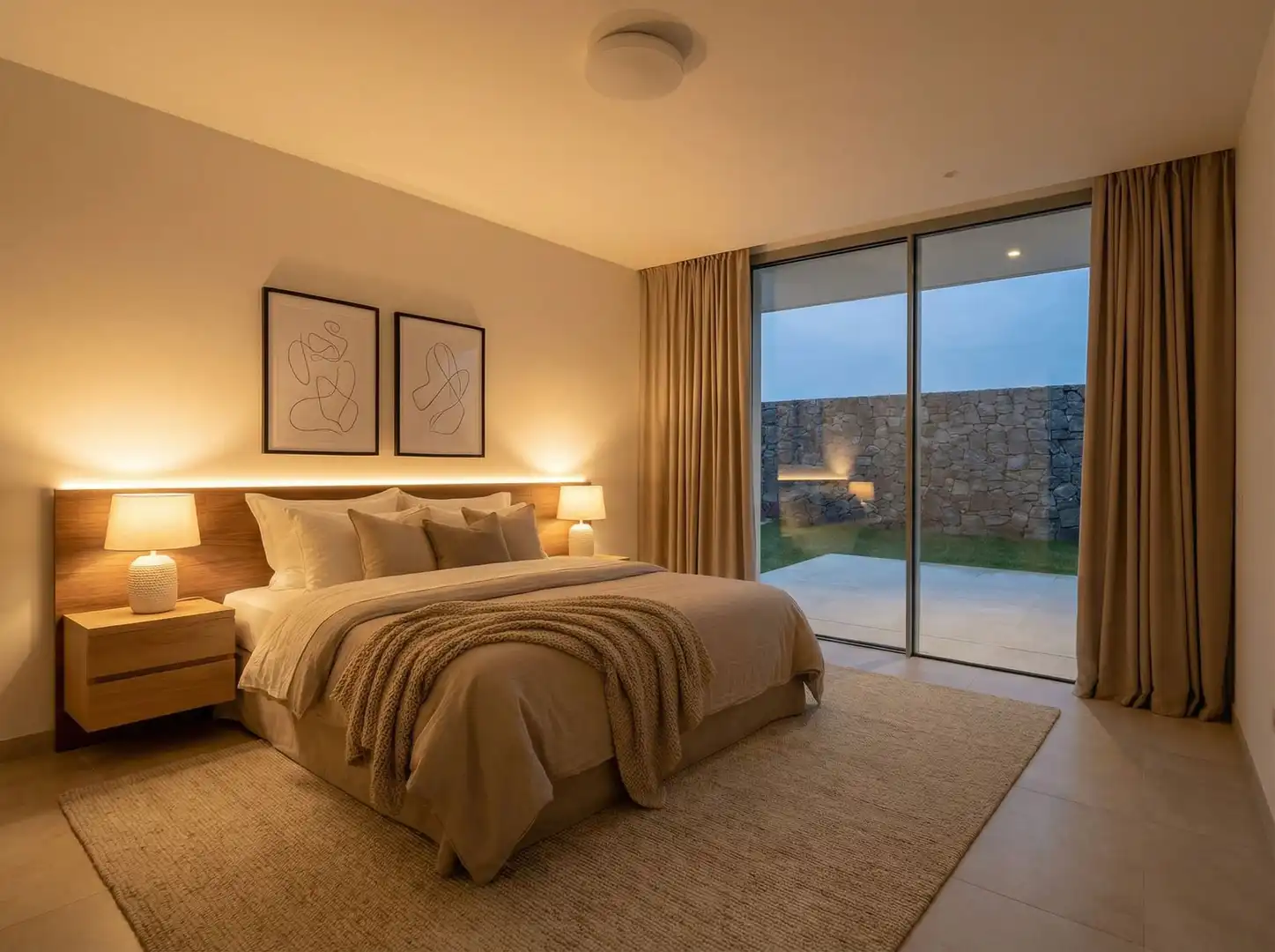 Habitación de Casa o chalet de alquiler en Guía de Isora con Aire acondicionado, Jardín privado y Terraza