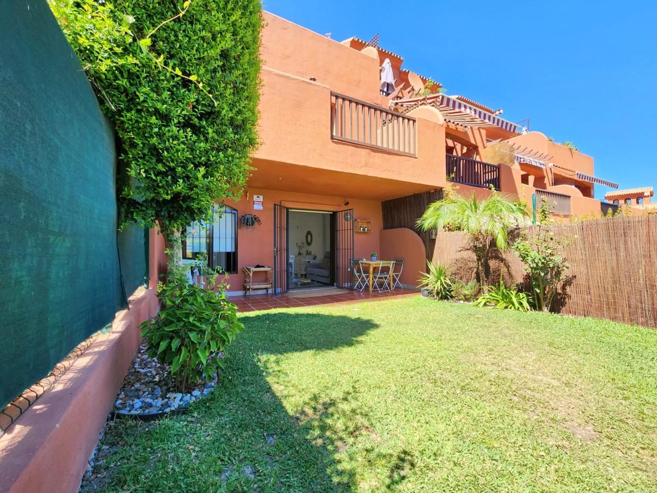 Garden of Apartment to rent in Estepona  with Air Conditioner, Heating and Private garden