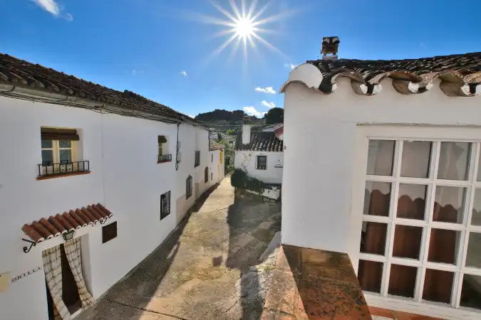 Vista exterior de Casa adosada en venta en Montejaque con Terraza