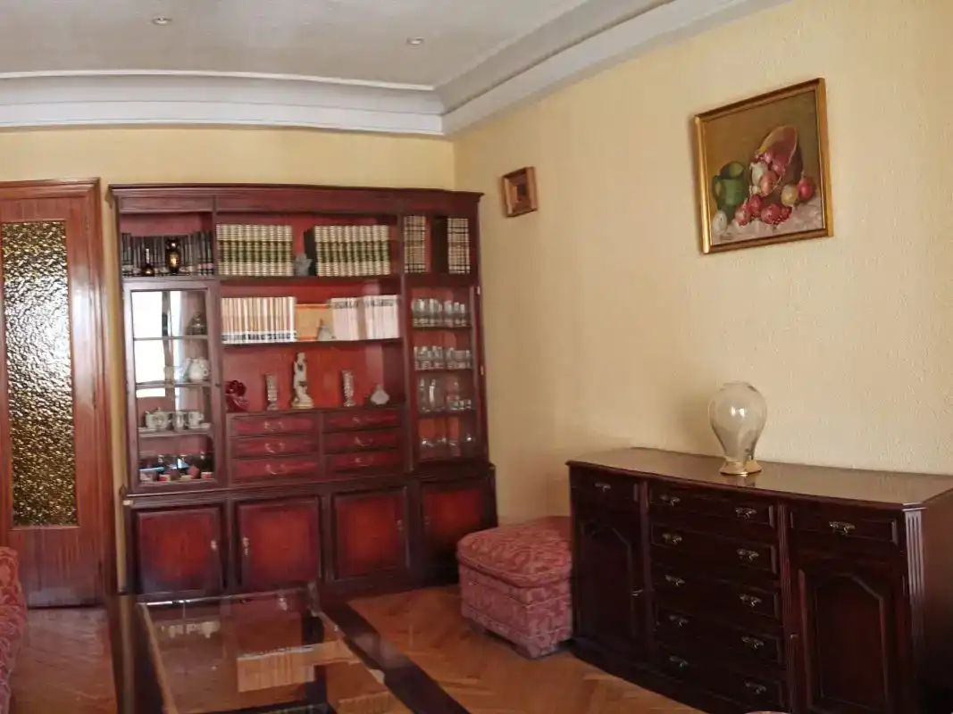 Sala d'estar de Pis de lloguer en  Madrid Capital amb Aire condicionat