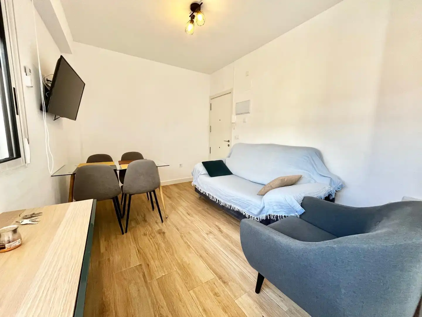 Living room of Apartments for rent in Pilar de la Horadada  with Heating, Furnished and Oven