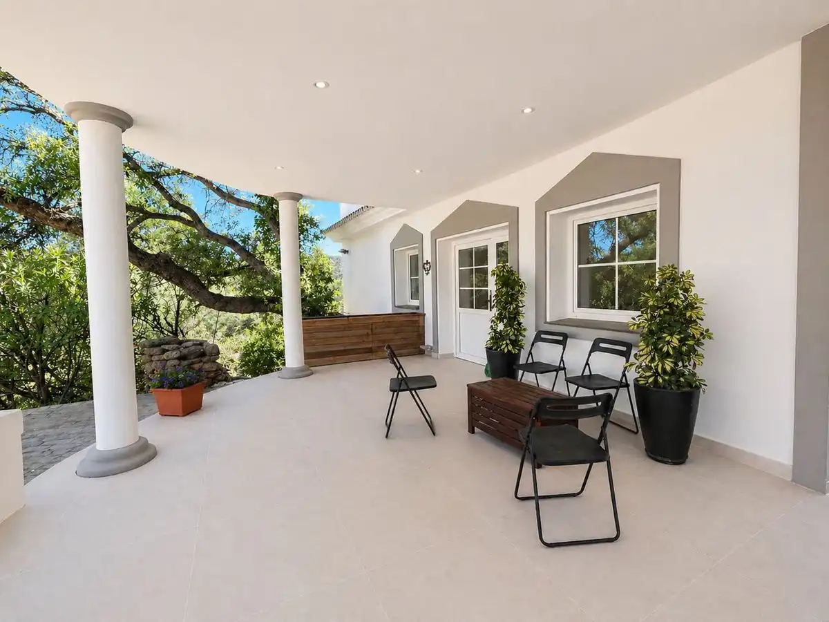 Terrassa de Casa o xalet en venda en Mijas amb Calefacció, Jardí privat i Terrassa