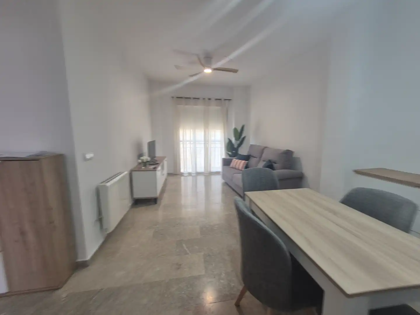 Sala de estar de Apartamento de alquiler en Badajoz con Amueblado, Horno y Lavadora