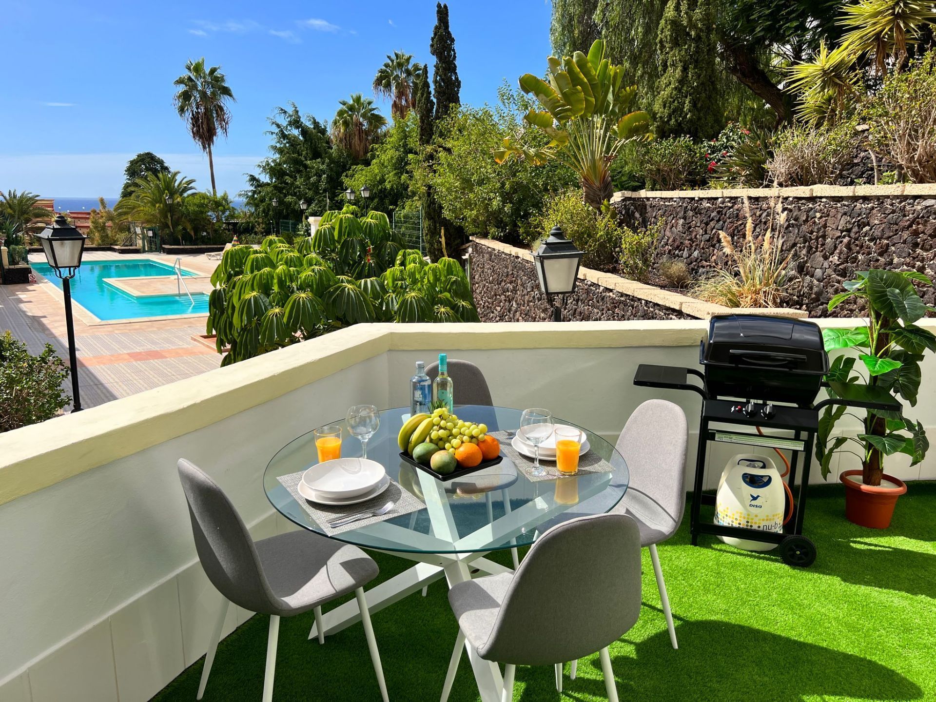 Terrassa de Apartament en venda en Adeje amb Terrassa, Moblat i Piscina comunitària