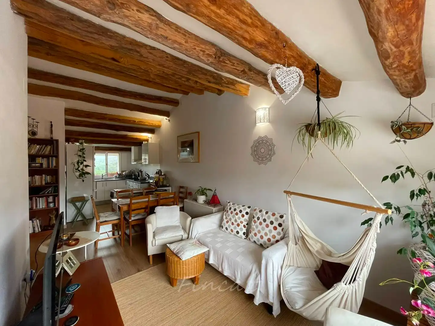Sala d'estar de Casa adosada en venda en Monistrol de Calders amb Calefacció