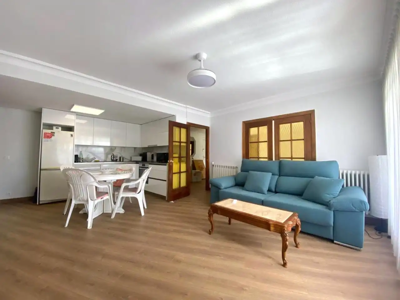 Sala de estar de Piso de alquiler en León Capital  con Calefacción, Terraza y Amueblado
