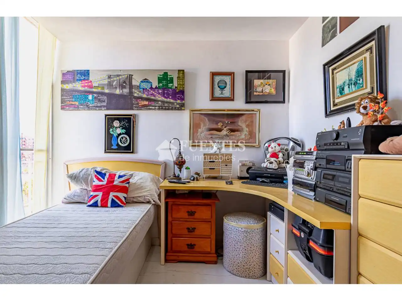 Bedroom of Flat for sale in Alicante / Alacant  with Furnished, Balcony and Alarm