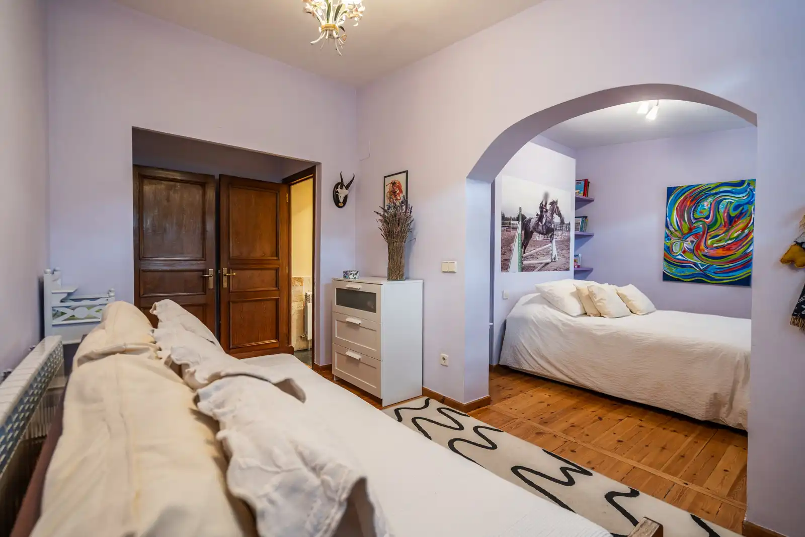 Bedroom of Houses for sale in El Espinar  with Heating, Private garden and Terrace