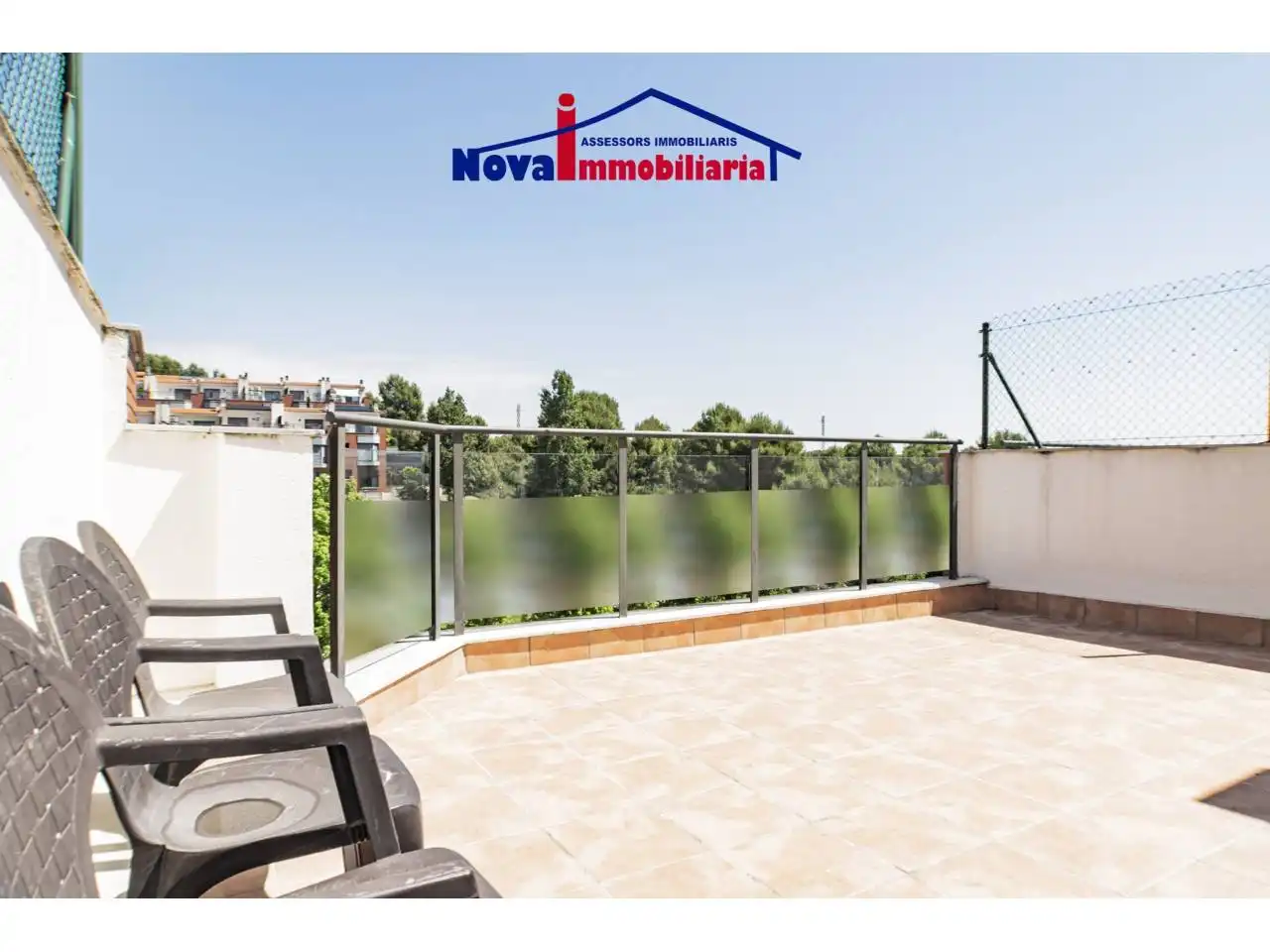 Terrasse von Haus oder Chalet zum Verkauf in Sant Esteve Sesrovires mit Klimaanlage, Heizung und Privatgarten