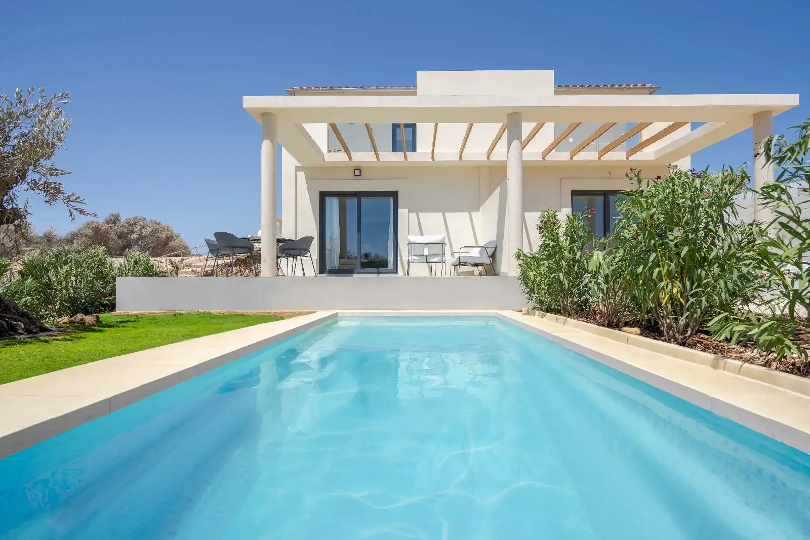 Piscina de Casa adosada en venta en Manacor con Aire acondicionado, Calefacción y Jardín privado