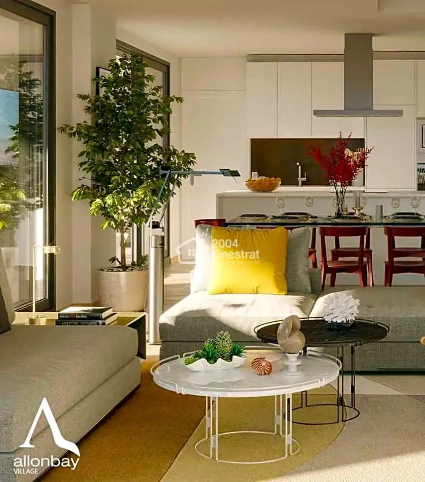 Living room of Flat for sale in Villajoyosa / La Vila Joiosa  with Air Conditioner, Terrace and Community pool