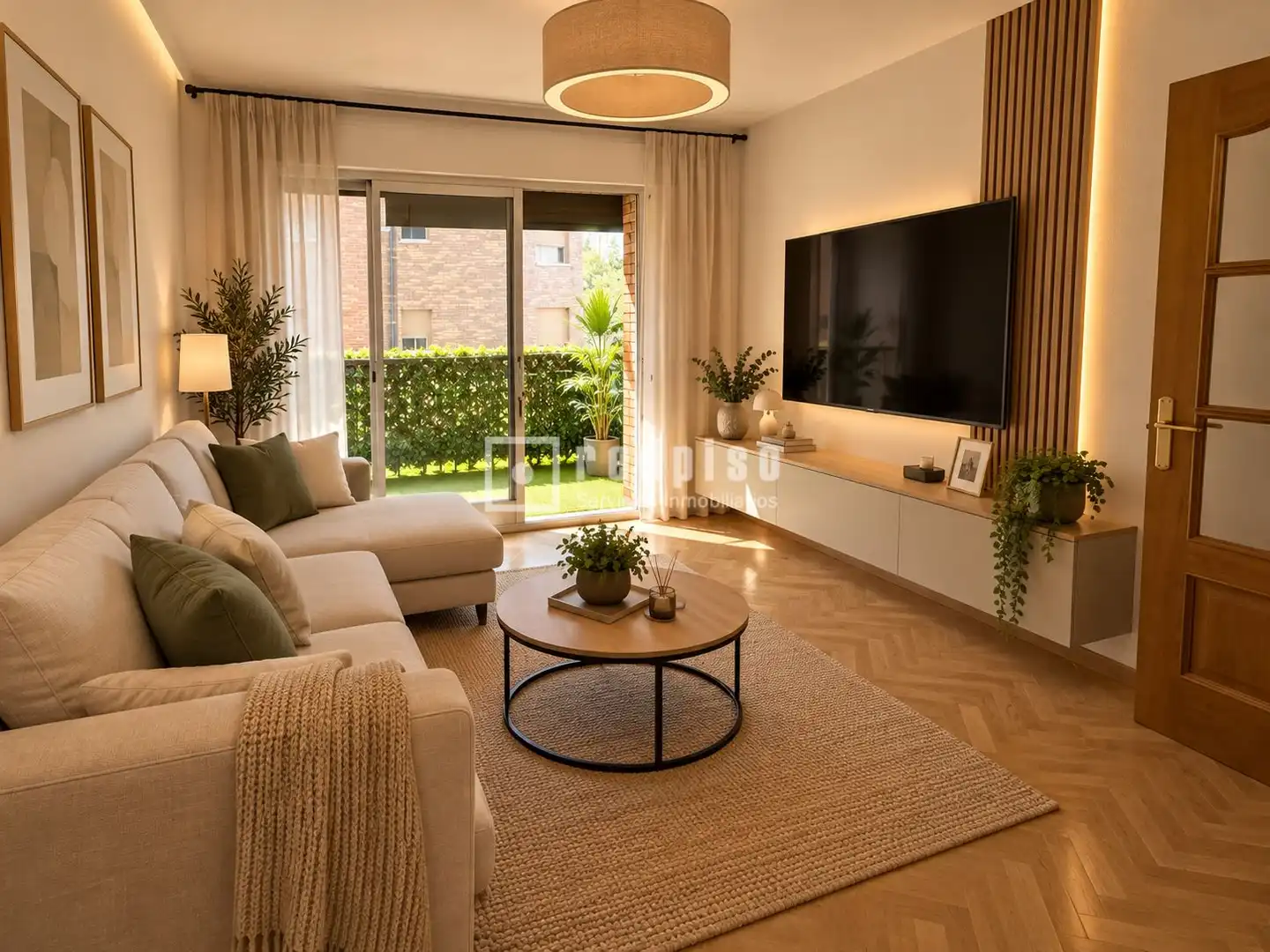 Wohnzimmer von Wohnung zum Verkauf in Madrid mit Heizung, Parkett und Terrasse