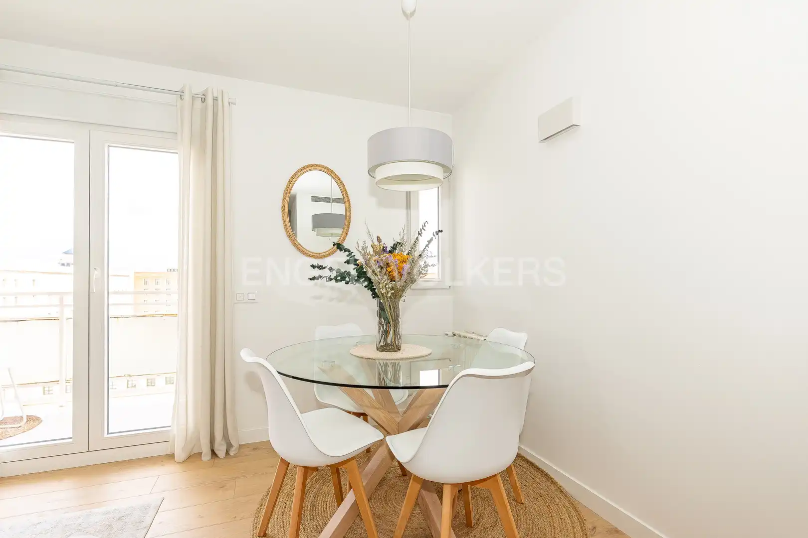Esszimmer von Wohnung zur Miete in Madrid mit Klimaanlage, Heizung und Terrasse
